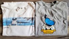 Walt Disney World Mickey Just Chillin Donald Crabby Longleeve Shirt Lot Med Vtg picture