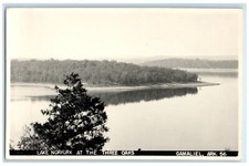 c1940's Lake Norfork At The Three Oaks Gamaliel Arkansas AR RPPC Photo Postcard picture
