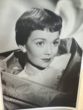 Actress Jane Wyman Vintage Signed Photo 5x7 picture
