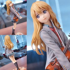 Anime Your Lie In April Miyazono Kaori Cosplay PVC Figure Statue Model Gift 20CM picture