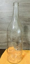 Vintage 1930’s Garrett & Co. American Wine Grower Glass Bottle picture