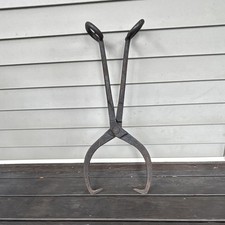 Vintage Warwood Chicago Northwestern Railway One Man Tie Tongs picture