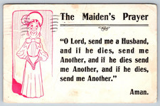 Vintage Postcard, 1906 The Maiden's Prayer picture