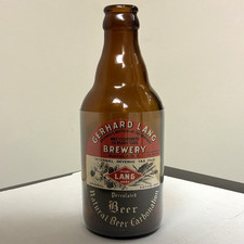 Rare IRTP Gerhard Lang Brewery Steinie Beer Bottle Buffalo NY 1930s-40s. Buffalo picture