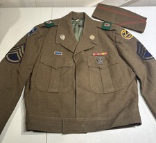 Vintage U.S. Army Ike Jacket – Americal / 23rd Infantry Division & 7th Army /Cap picture