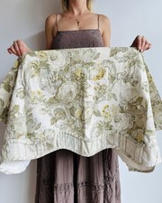 Vintage Waverly Home Classics Linen Window Valance Cottagecore Floral 50x19 Boho picture