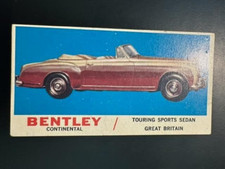 1961 Topps Sports Cars # 22 Bentley (VG 2 PIN HOLES picture