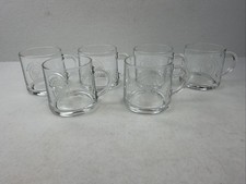 Lot Of 6 Vintage W.D Boyce Council Eagle Scout Etched Glass Mugs Garrick Glass picture