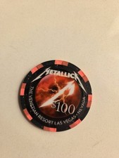 METALLICA BAND VENETIAN $100 CASINO CHIP NEW AUTHENTIC SPHERE CONCERT LAS VEGAS picture
