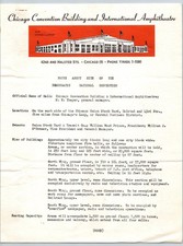 1952 Democratic National Convention Chicago International Amphitheatre Facts picture