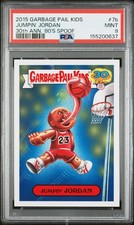 2015 Topps Garbage Pail Kids 30th Anniversary JUMPIN' JORDAN 7b Card PSA 9 MINT picture