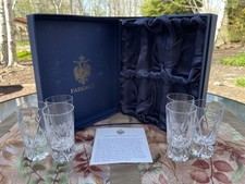 Faberge - Atelier Crystal Collection - Shot/Whiskey Glasses NIB 4” H x 2”W - NEW picture