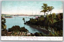 Saco River from Bridge Saco Maine Postcard PC277 picture