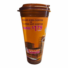 Dunkin Donuts 24oz Travel Mug Tumbler Capital Cups BPA Free Vintage USA picture
