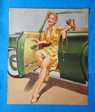 **RARE**  1954 Howard Terpning DITZLER Pin-up Calendar Top PPG Vintage picture