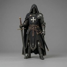Handcrafted Templar Knight Full Armor Suit – Halloween Cosplay Steel Plate Armor picture