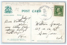 DPO Yolo County Postcard Reaping And Threshing 30 Horse Team California CA 1911 picture