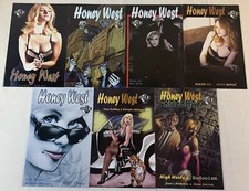 Moonstone HONEY WEST #1 2 3 5 6 7 plus Kolchak ~ NEAR FULL SET only missing #4 picture