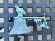 Vintage Quail Brass Dinner Bell picture