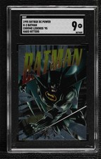 1995 SkyBox DC Legends Power Chrome Hard Hitters Batman #H-2 SGC 9 MINT l7u picture