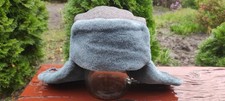 Vintage USSR Soviet Army Ushanka Hat Original Winter Fur Cap Size 56 S 1989 picture