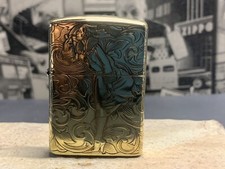 ZIPPO VARGA GIRL 1935 ARMOR 4-SIDE ZiPPO LIGHTER picture