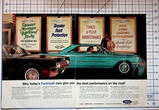 1963 Ford Cars Vintage Magazine Ad - Galaxie Thunderbird Lincoln Mercury picture