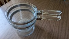 Vintage PYREX Flame Ware 1 1/2 Qt. Double Boiler Pot Pan #6283 No Lid picture