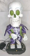 GEMMY Animated Freaky Geeks DANCING SKELETON Music Halloween Super Freak READ picture