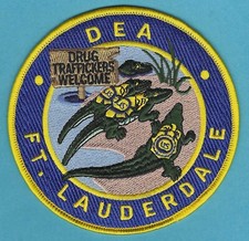 DEA FORT LAUDERDALE FLORIDA DRUG TASK FORCE PATCH picture
