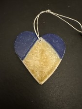 Super Rare Salmon Falls Very Short Run Christmas Ornament Heart picture