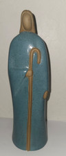 Vintage 1993 Jack Black Navajo Pottery Nativity Joseph Signed 9-1/2