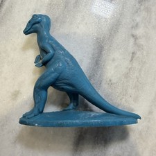 Vintage Plastic Trachodon Blue Dinosaur Sinclair Dinoland 1960s Mold-A-Rama picture