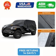 Kayme 7-Layer Waterproof Car Cover for Jeep Wrangler 4 Door JK JL picture