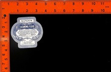 Label Ranck's Cleaning Fluid Druggist Chemist Lancaster Pennsylvania picture