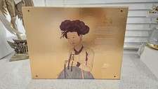 KUC KOREAN UNIQUE CULTURE SHINYOONBOK CERAMIC TABLEWARE PLATE GIFT SET GOLD VER. picture