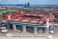 SAN SIRO STADIUM • MILAN, ITALY Modern Postcard A253 picture