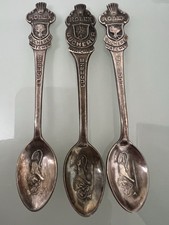 Rolex Watch Bucherer Watches Antique Vintage Small Spoons Lucerne Lion Lot Of 3 picture