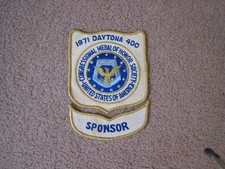 1971 Daytona 400 Congressional Medal of Honor Society Patch Lot of 2 picture