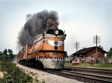 Milwaukee Road Photo Hiawatha  4-4-2 Steam Locomotive 1 CMSP Railroad 13x19 picture