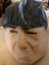 Vintage 1959 Three Stooges MOE MASK Latex Collectible Halloween Costume New picture
