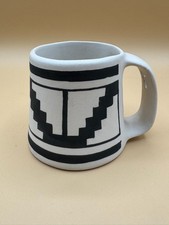 1996 Authentic Studio Art Original Stoneware New Mexico Cliff Dweller Mug Bear picture