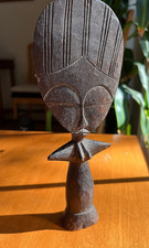 Vintage African Carved Fertility Doll; 26cm; Very Good Condition picture