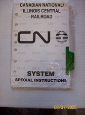 Canadian National / Illinois Central RR System Special Instructions 12 Pages picture