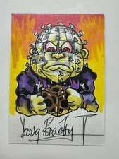DOUG BRADLEY AUTOGRAPHED SKETCH CARD PINHEAD HELLRAISER HORROR SIGNED SCHERES picture