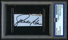 Goldie Hawn signed autograph 1x2 Cut American Actress Producer PSA Slab picture