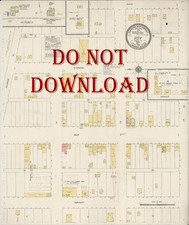 1916 Very Detailed COPY City Map Roy Montana Perfect for researchers picture