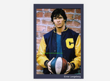 POSTCARD Print / Ernie Langeberg + basketball picture