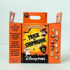 Disney Pins Trick or Chipmunk Halloween Mystery Box 2 Pins Chip n Dale HKDL 2026 picture