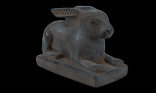 Exceptional Ancient Egyptian Hare Statue Sacred Symbol of Fertility BC picture